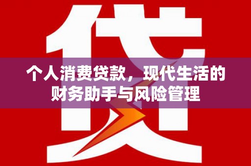 丘北个人消费贷款，现代生活的财务助手与风险管理