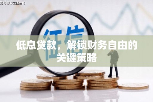 丘北低息贷款，解锁财务自由的关键策略