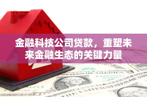 丘北金融科技公司贷款，重塑未来金融生态的关键力量