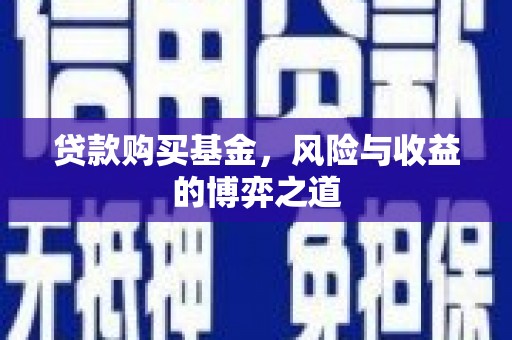 丘北贷款购买基金，风险与收益的博弈之道