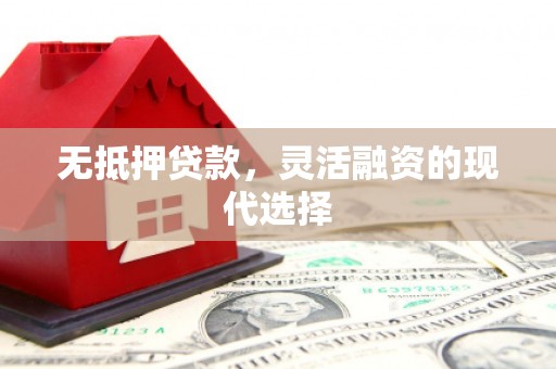 丘北无抵押贷款，灵活融资的现代选择