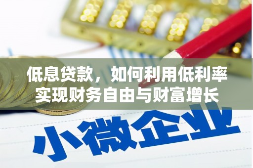 丘北低息贷款，如何利用低利率实现财务自由与财富增长